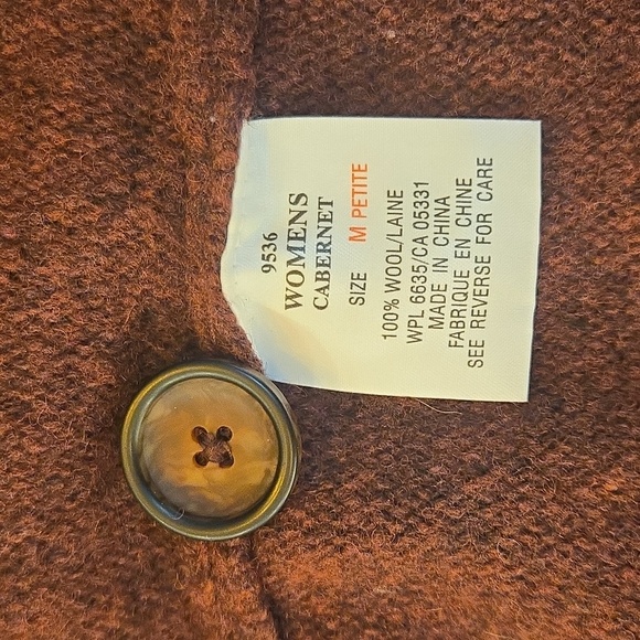 VTG Woolrich Embroidered Floral Wool Cardigan Jacket Sweater Medium - Picture 11 of 13